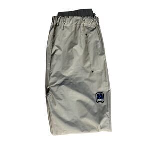 Eddie Bauer Men’s Waterproof Rain Pants Gray Size Medium Outdoor WeatherEdge